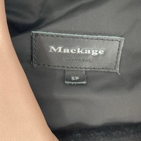 Mackage Blush Pink Baya Lamb Leather Biker Moto Motorcycle Jacket size Small - Picture 9 of 12